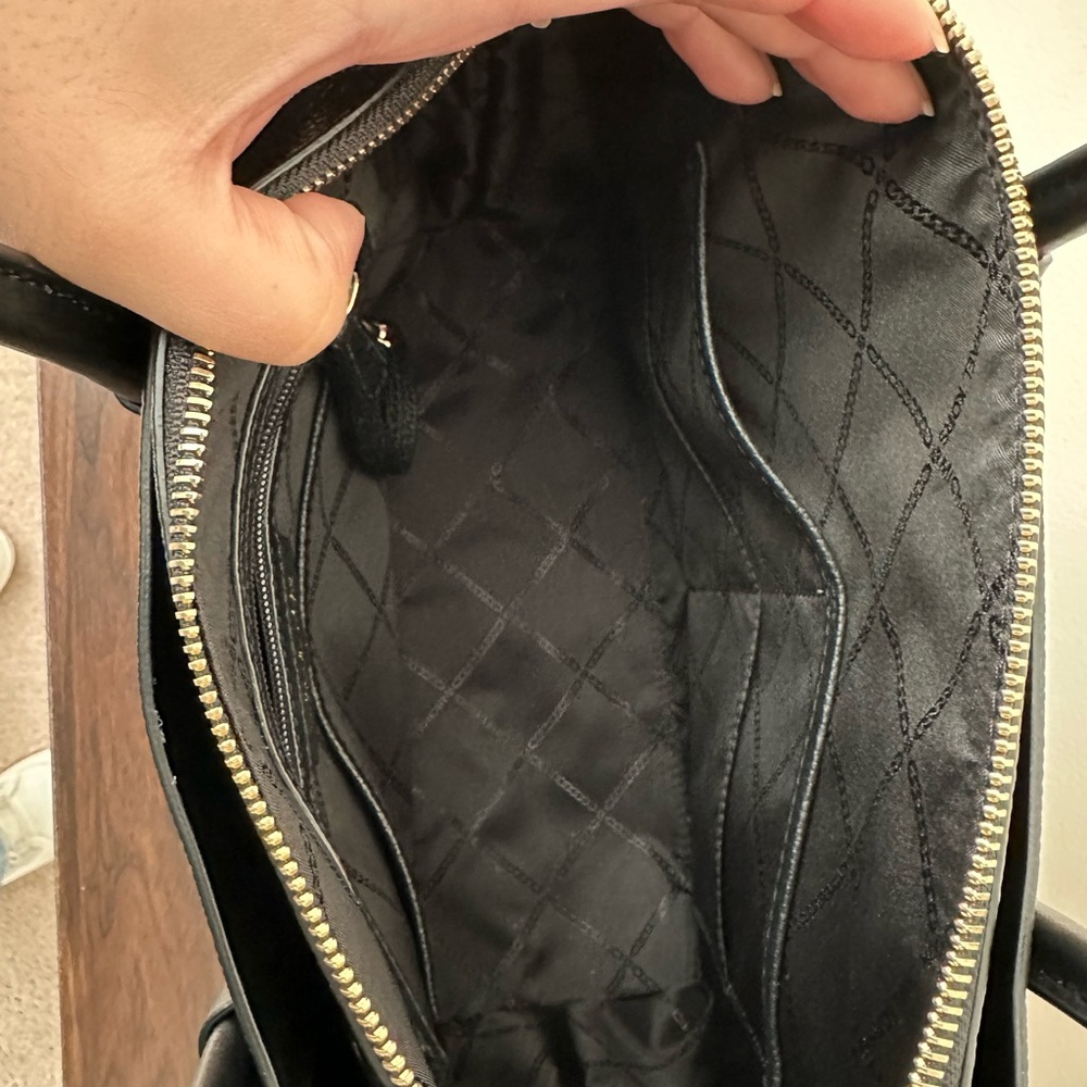 Michael Kors Black Leather Handbag - Picture 3 of 5